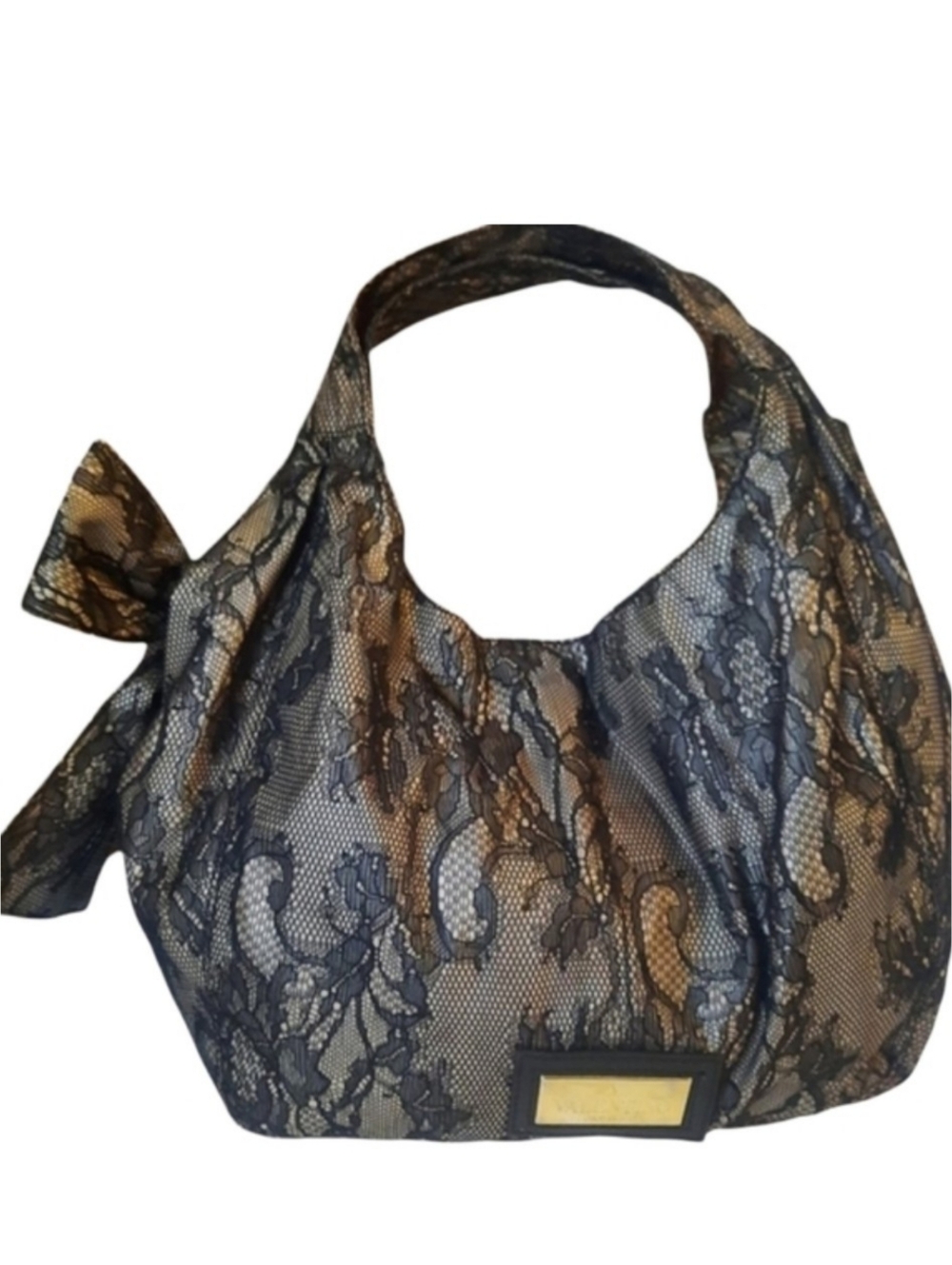 Valentino Garavani Lace Nuage Bow Hobo bag Authentic